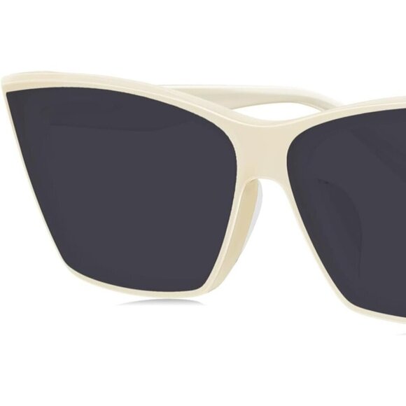 ?Women White Elegant Trendy Cat Eye Polarized Exclusive Eyewear Sunglasses main image 7